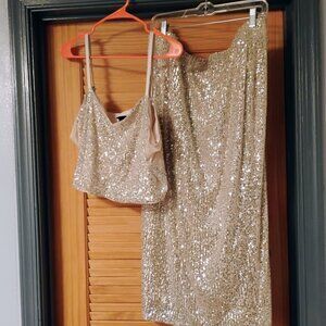 2 Piece Sequin Outfit
